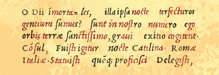 aldine octavo's italic ligatures